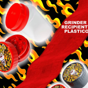 Grinder + Recipiente de Plástico