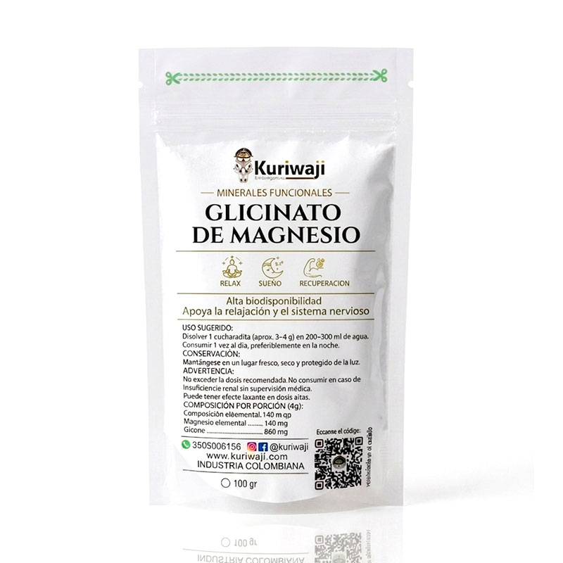 Glicinato de magnesio 100 gr